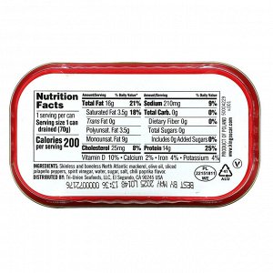 King Oscar, Royal Fillets, Mackerel With Jalapeno Peppers, 4.05 oz ( 115 g)