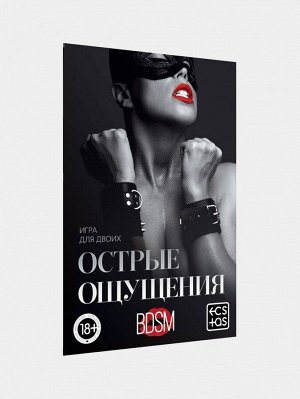 Игра для двоих "Острые ощущения" BDSM (10 карт)