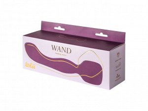 Двусторонний перезаржаемый вибромассажер Heating Wand Purple с подогревом (10 режимов)