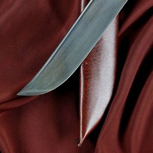 Нож Пчак Шархон малый, рукоять из кости (ёрма), гарда с гравировкой