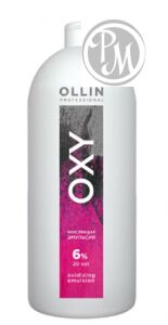 Ollin oxy 6% 20vol.окисляющая эмульсия 1000мл oxidizing emulsion