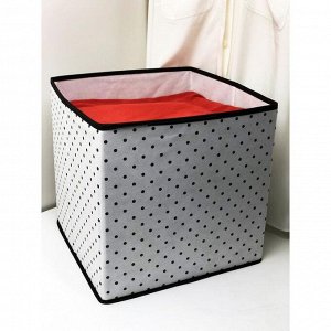 Коробка-куб для хранения вещей Eco White, 30х30х30 см