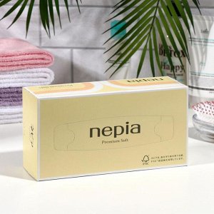 Бумажные салфетки Nepia Premium Soft , 2 слоя, упаковка 180 шт.