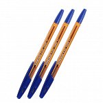 Erich Krause Набор ручек шариковых синих &quot;R-301 Amber Stick&quot;, 3шт, пластик, 42738