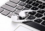 Проводные наушники HOCO M1 original, Jack 3.5mm, 1.2 м, белый, контроллер с микрофоном