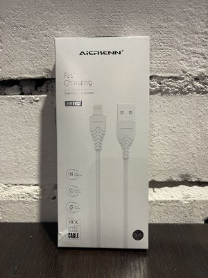 Кабель Aiersenn Fast Charge USB на Lightning зарядный кабель