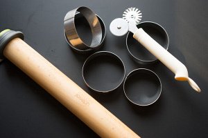 Набор форм металлических для тартов кольцо 8x2,5 см, 5 шт.