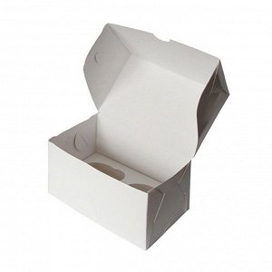 Коробка на 2 капкейка 10х16х10 см, Pasticciere