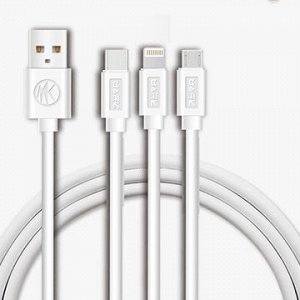 MARK White 3in1 зарядный кабель Apple / Androind / Type-C