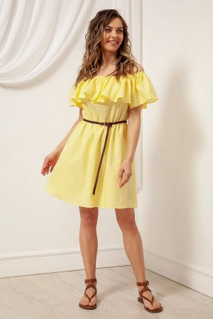 Платье женское Жёлтое