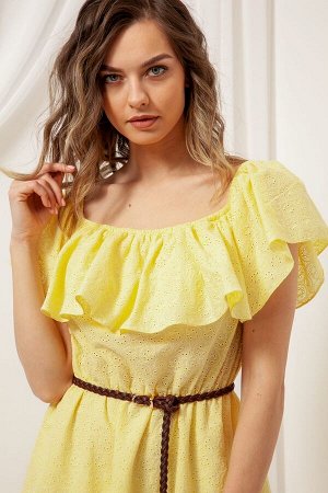 Платье женское Жёлтое