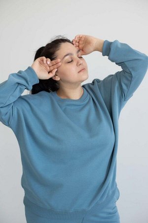 284 Костюм со свитшотом, блюстоун