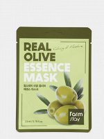 Увлажняющая тканевая маска для лица с экстрактом оливы FarmStay Real Olive Essence Mask, 23мл