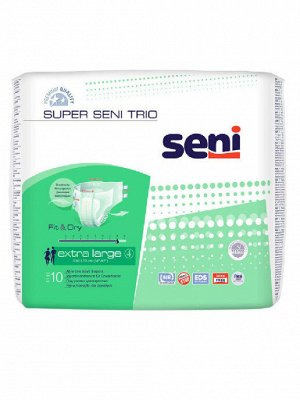 Подгузники д/взрослых Super Seni Trio Large 10 шт.