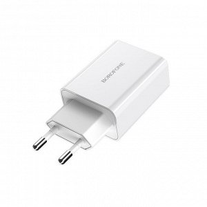 Зарядное устройство Borofone Quick Charger 18W, QC3.0