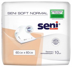 Пеленки гигиенические Seni Soft Normal 60x60 cм 10 шт.