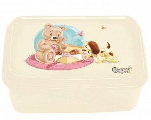 Контейнер для СВЧ 0,75л прям герм [POLLY]