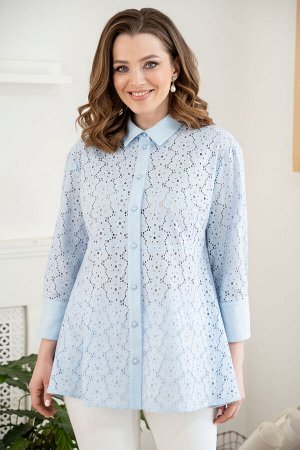 Блуза Блуза URS 21-596/1
Хлопковая, свободная блузка — прекрасный вариант для весенне-летнего периода. Крой блузки позволяет всегда выглядеть стильно и отлично скрывает недостатки фигуры.
Модель отлич