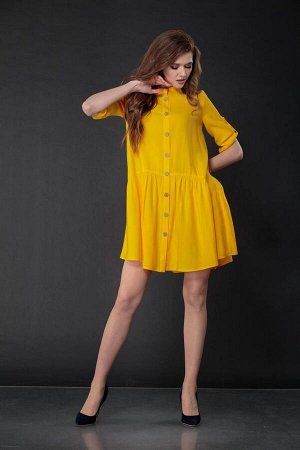Платье DoMira 01-593 желтый