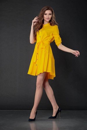 Платье DoMira 01-593 желтый