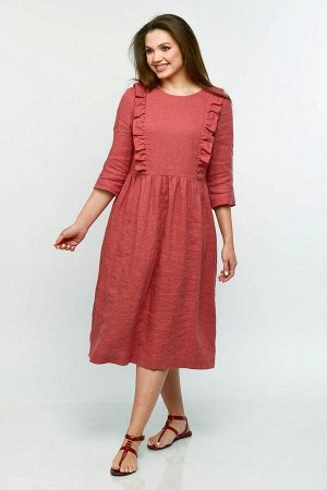 Платье MALI 421-041 лососево-красный