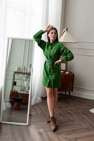 Платье KRASA 215-21 зеленый
