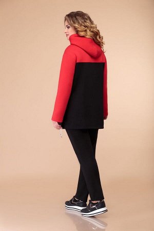 Брюки, жилет, туника Svetlana-Style 1490 черный+красный