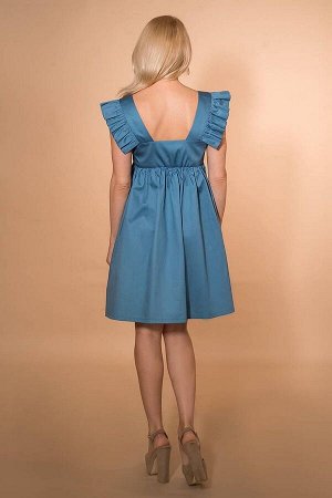 Платье Avila 0854 темно-голубой