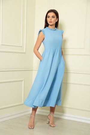 Платье Andrea Fashion AF-133/10 голубой
