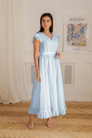 Платье LadisLine 1353 голубой