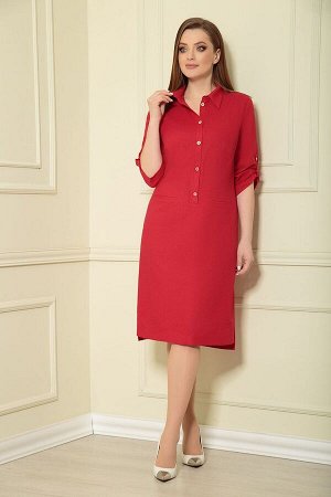 Платье Andrea Style 0363/8 красный