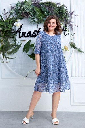 Платье Anastasia 615 синий