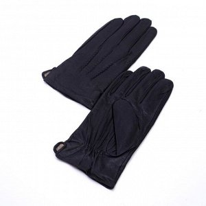 Перчатки мужские, размер 12, подклад шерсть, цвет чёрный