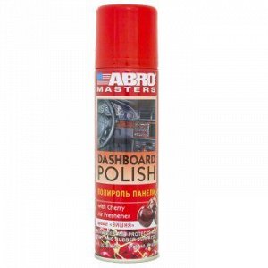 Полироль панели "ABRO Masters" Вишня, аэроз. 220 ml (1/24)