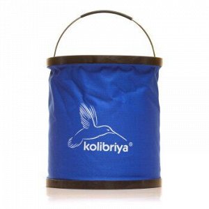 Ведро складное &quot;Kolibriya&quot; прорезиненое 11л (D25x4-28см)