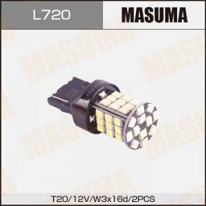 Лампы светодиодные Masuma LED T20 12V/21W SMD 1-2W одноконтактные (комплект 2шт) L720
