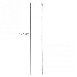 Петли для подвешивания бирок, регулируемые, 127 мм, комплект 1000 шт., BRAUBERG, 291047