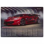 Настольное покрытие BRAUBERG, А3+, пластик, 46x33 см, &quot;Sport Car&quot;, 270401