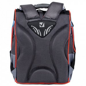 Ранец BRAUBERG STYLE c эргономичной спинкой, "Motocross", 35х28х18 см, 229925