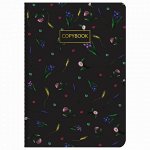 Тетрадь 40 л. в клетку обложка SoftTouch, фольга, бежевая бум. 70 г/м2, сшивка, А5 (147х210 мм), FLOWERS, BRAUBERG, 403773