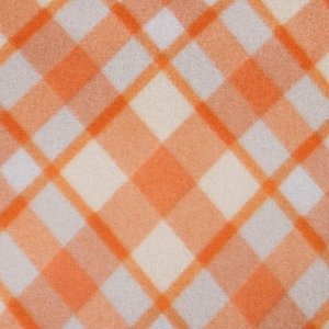 Плед «Бриз», цвет оранжевый, 120х150 см