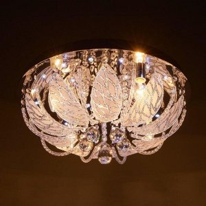 Люстра с ПДУ 36950/5 Е14+LED хром, d=50 см, h=26 см