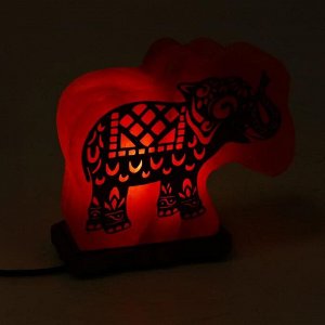 Солевая лампа Wonder Life "Слон", 15 Вт, гималайская соль, от сети