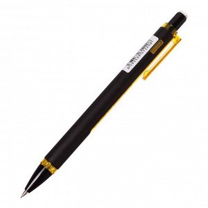 Механический карандаш Koh-I-Noor SHAKE IT 5037, черный с желтым, с ластиком, 0.5 мм