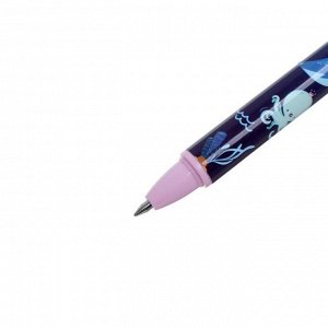 Ручка со стираемыми чернилами гелевая автоматическая 0.5 мм, StopМикроб "Морской мир", чернила синие, МИКС