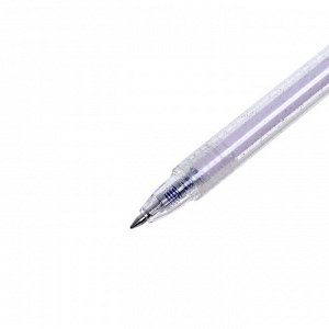 Ручка гелевая автоматическая 0.5мм «Пиши-стирай. StopМикроб» Зверюшки, чернила синие, микс