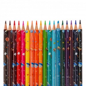 Карандаши цветные 18 цветов KidsColor, МИКС