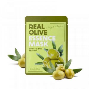 Увлажняющая тканевая маска для лица с экстрактом оливы FarmStay Real Olive Essence Mask, 23мл
