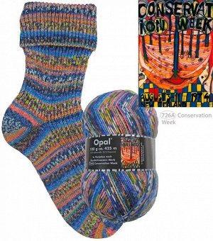 Пряжа Opal HUNDERTWASSER