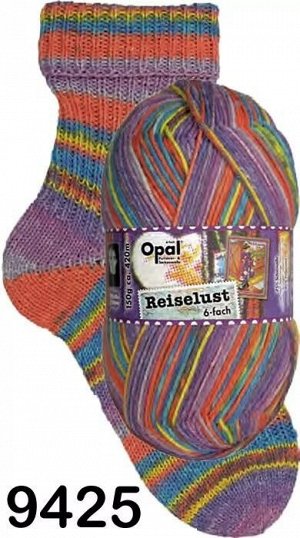 Пряжа Opal REISELUST 6-PLY